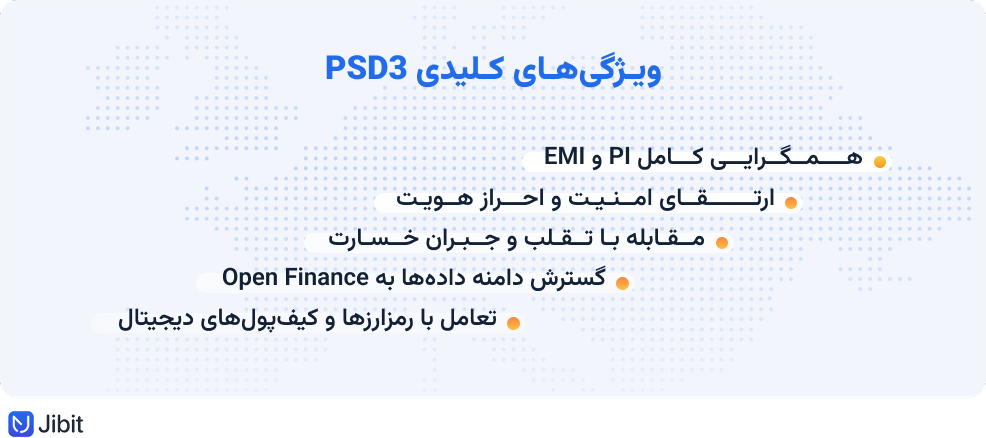 ویژگی‌های کلیدی PSD3